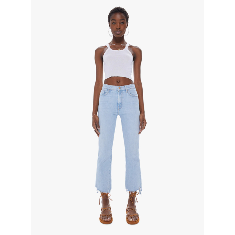 NWT MOTHER The Insider Crop Step Chew Mentally Elsewhere Distressed Size 24